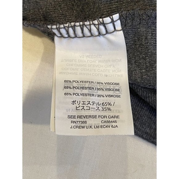 J. Crew Women Drapey Ruffle Tank Top EC4V6JA Sleeveless Round Neck Gray SZ Small - Picture 7 of 8